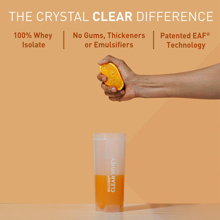 MuscleBlaze Biozorb Clear Whey Isolate,  1.19 lb Icy Orange