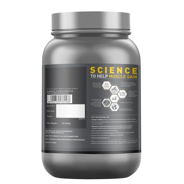 MuscleBlaze Biozorb Iso-Zero,  Ice Cream Chocolate