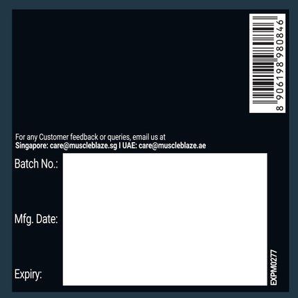 MuscleBlaze L-Glutamine, 0.55 lb Unflavoured