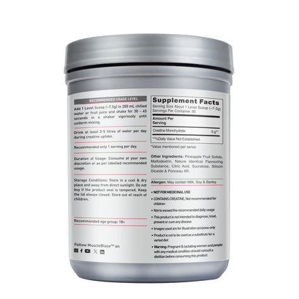 MuscleBlaze Creatine Monohydrate CreAMP