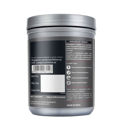 MuscleBlaze Creatine Monohydrate CreAMP