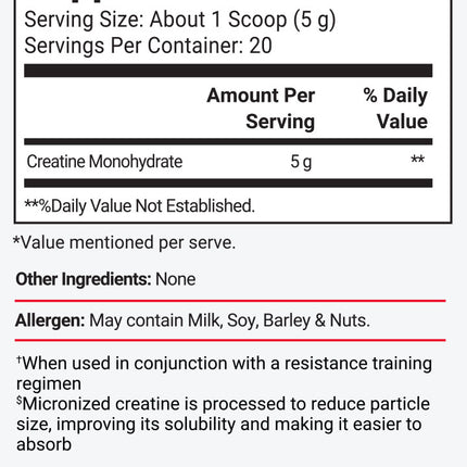 MuscleBlaze Creatine Monohydrate CreAMP