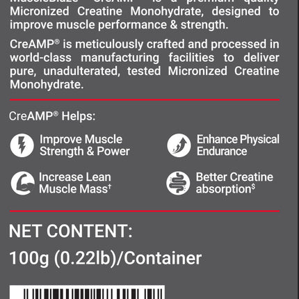 MuscleBlaze Creatine Monohydrate CreAMP