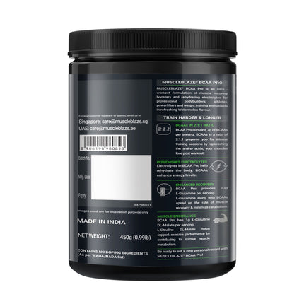 MuscleBlaze BCAA Pro, 0.99 lb 30 Servings