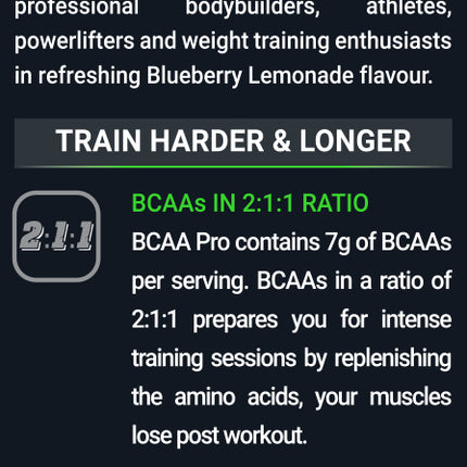 MuscleBlaze BCAA Pro, 0.99 lb 30 Servings