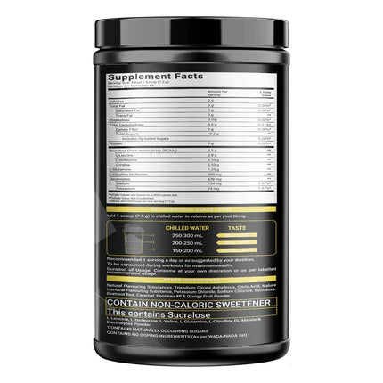 MuscleBlaze BCAA Gold 8:1:1, 0.99 lb 60 Servings