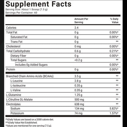 MuscleBlaze BCAA Gold 8:1:1, 0.99 lb 60 Servings