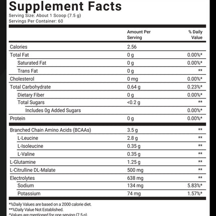 MuscleBlaze BCAA Gold 8:1:1, 0.99 lb 60 Servings