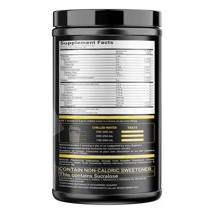 MuscleBlaze BCAA Gold 8:1:1, 0.99 lb 60 Servings