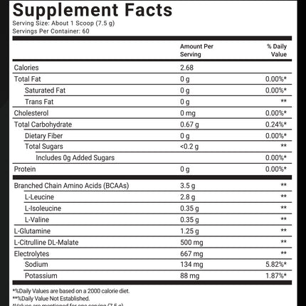 MuscleBlaze BCAA Gold 8:1:1, 0.99 lb 60 Servings